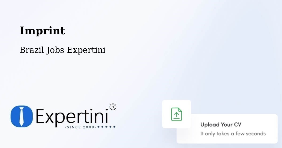 Imprint – Divisópolis - Brazil Jobs Expertini