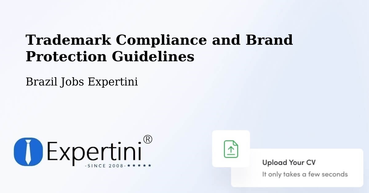 Trademark & Brand Protection Guidelines – Divisópolis - Brazil Jobs Expertini
